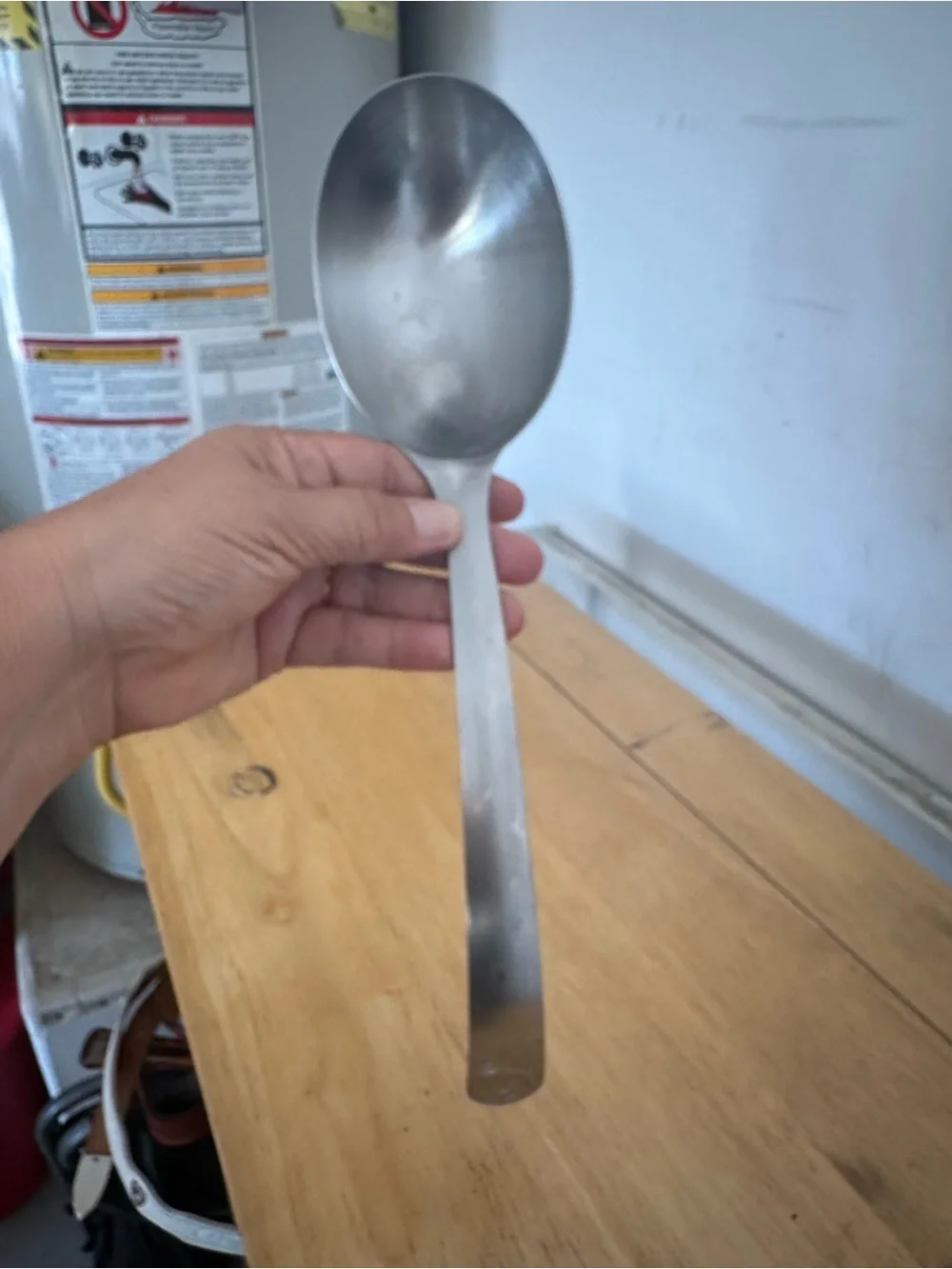 Stainless Steel Serving Ladle - Silver